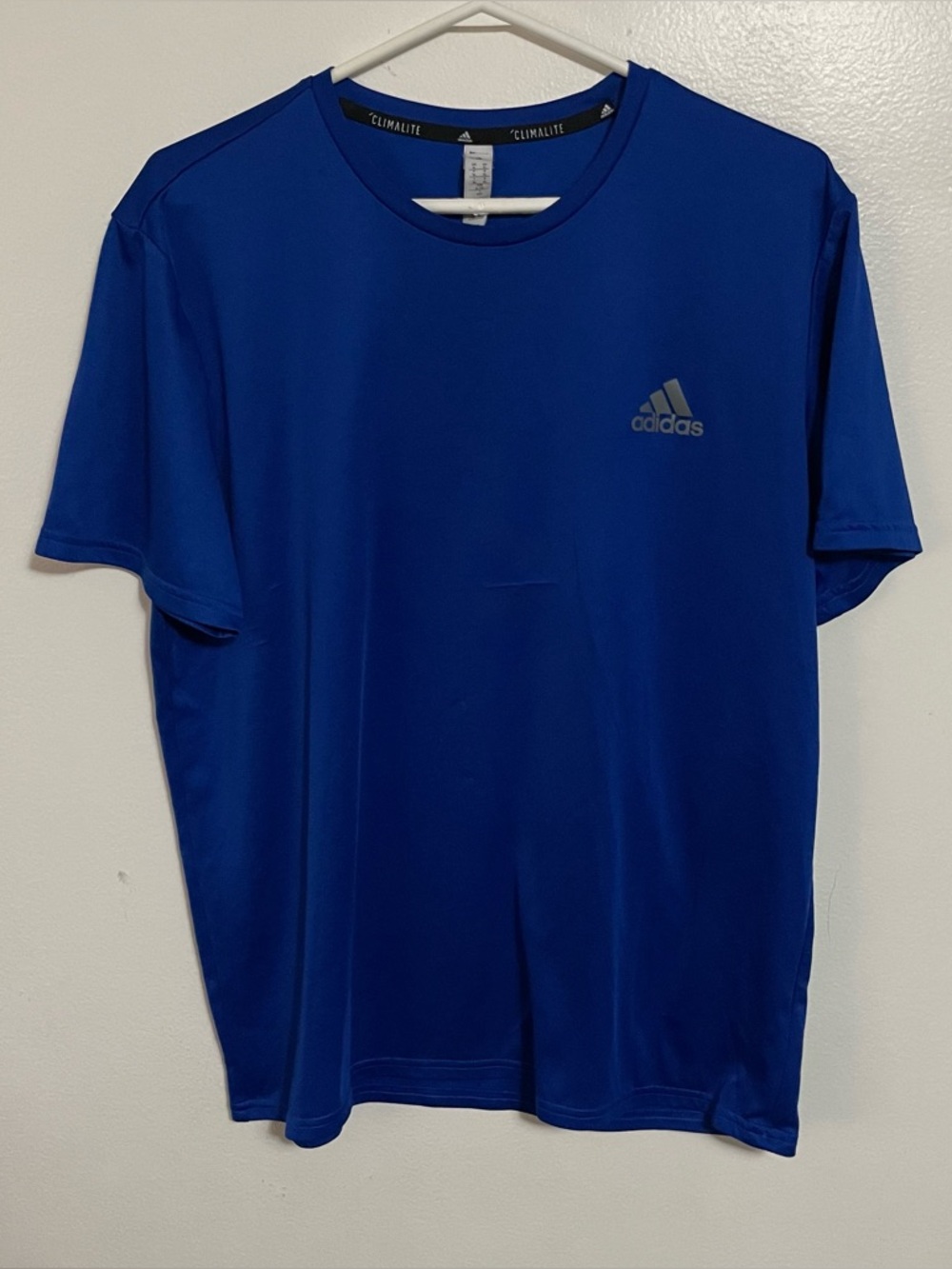 Blue Adidas Climalite T-Shirt
